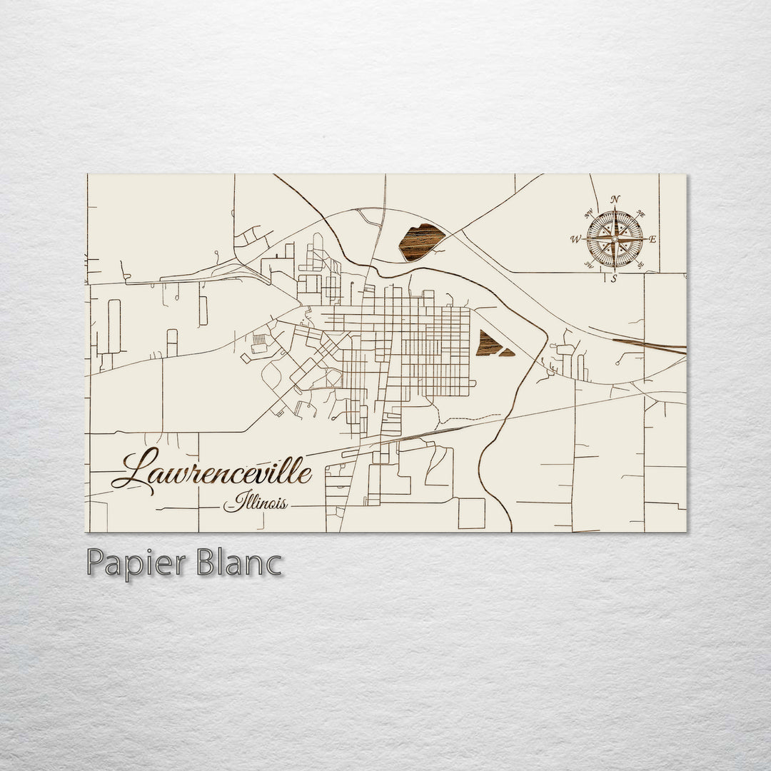 Lawrenceville, Illinois Street Map