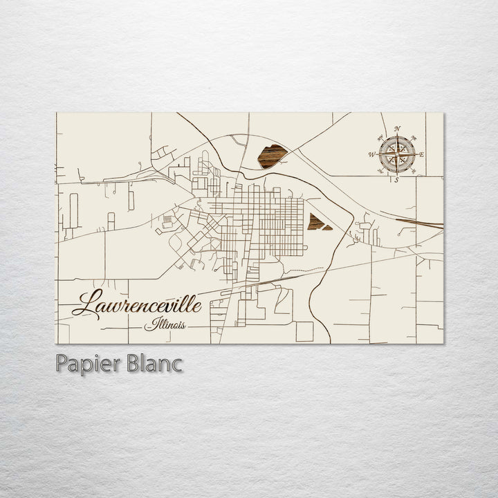 Lawrenceville, Illinois Street Map