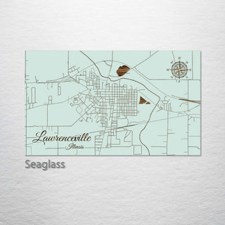 Lawrenceville, Illinois Street Map