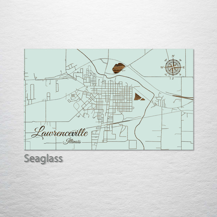 Lawrenceville, Illinois Street Map