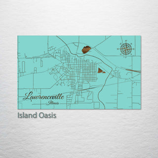 Lawrenceville, Illinois Street Map