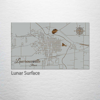 Lawrenceville, Illinois Street Map