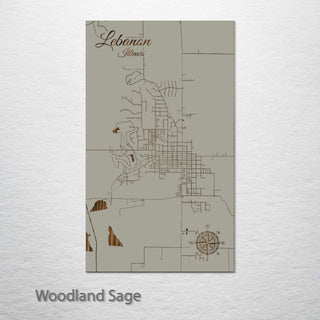 Lebanon, Illinois Street Map