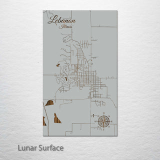 Lebanon, Illinois Street Map
