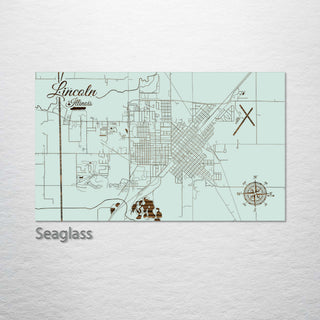 Lincoln, Illinois Street Map