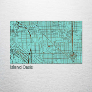Lincolnwood, Illinois Street Map