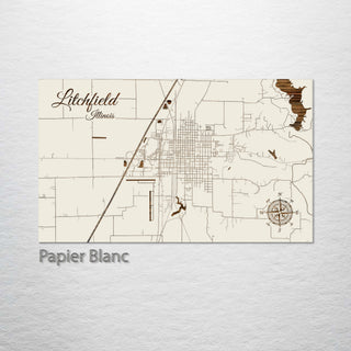 Litchfield, Illinois Street Map