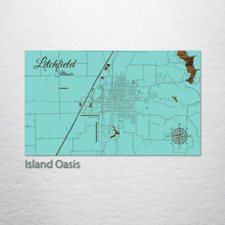 Litchfield, Illinois Street Map