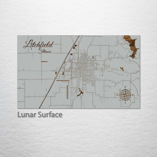 Litchfield, Illinois Street Map