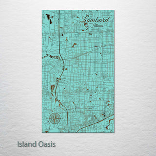 Lombard, Illinois Street Map