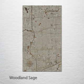 Lombard, Illinois Street Map