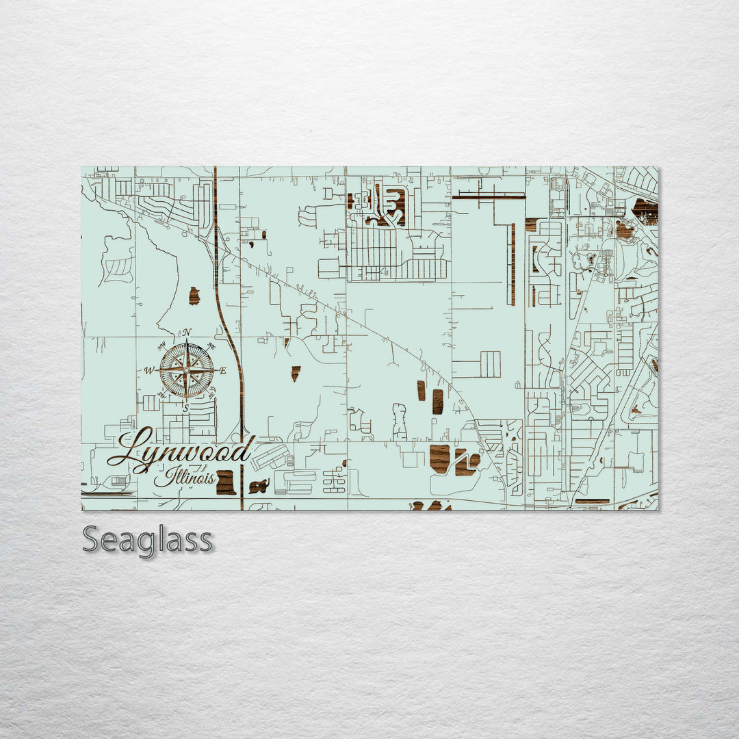 Lynwood, Illinois Street Map