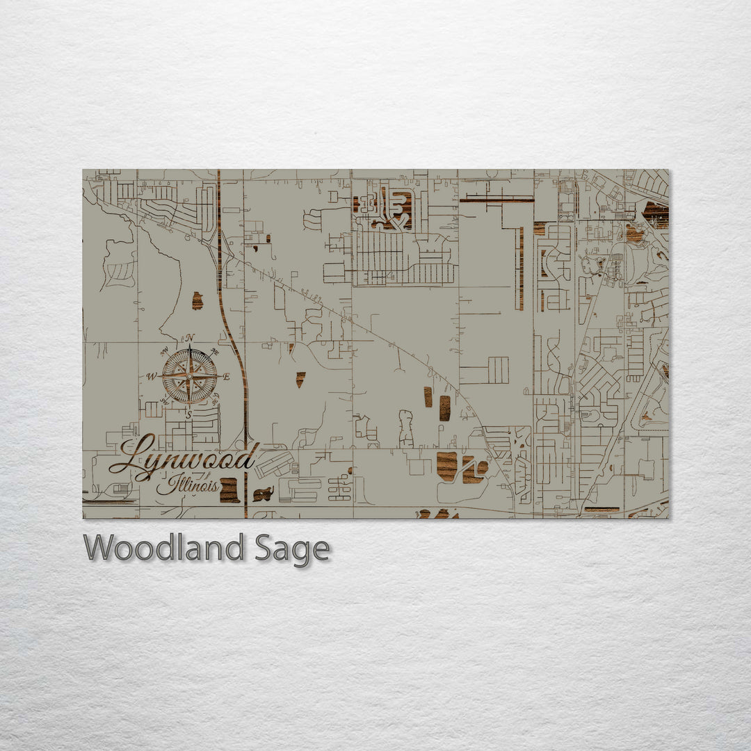 Lynwood, Illinois Street Map