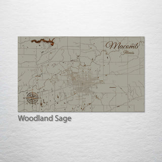 Macomb, Illinois Street Map