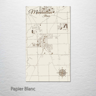 Manhattan, Illinois Street Map