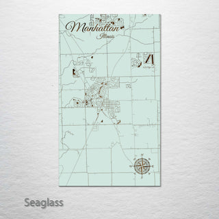 Manhattan, Illinois Street Map