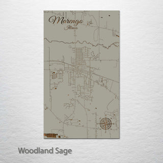 Marengo, Illinois Street Map