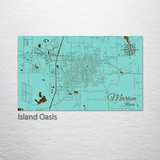 Marion, Illinois Street Map