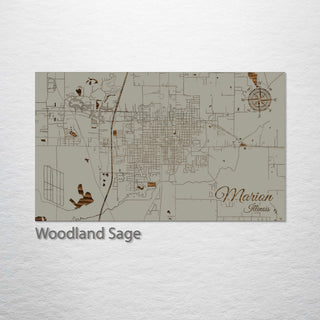 Marion, Illinois Street Map