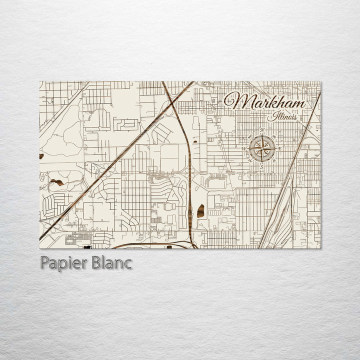 Markham, Illinois Street Map