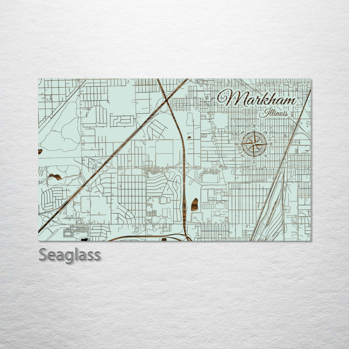 Markham, Illinois Street Map