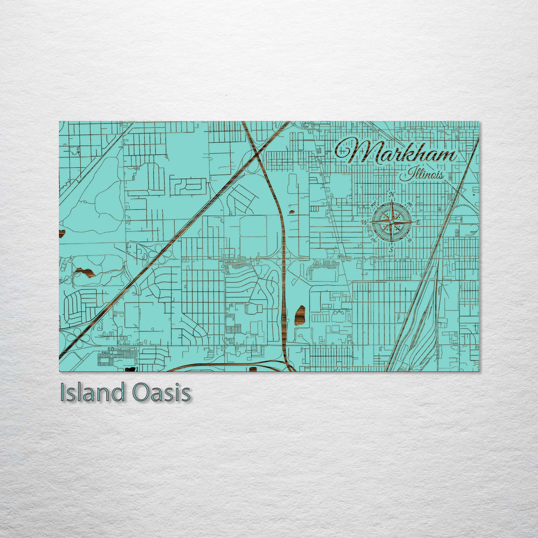 Markham, Illinois Street Map
