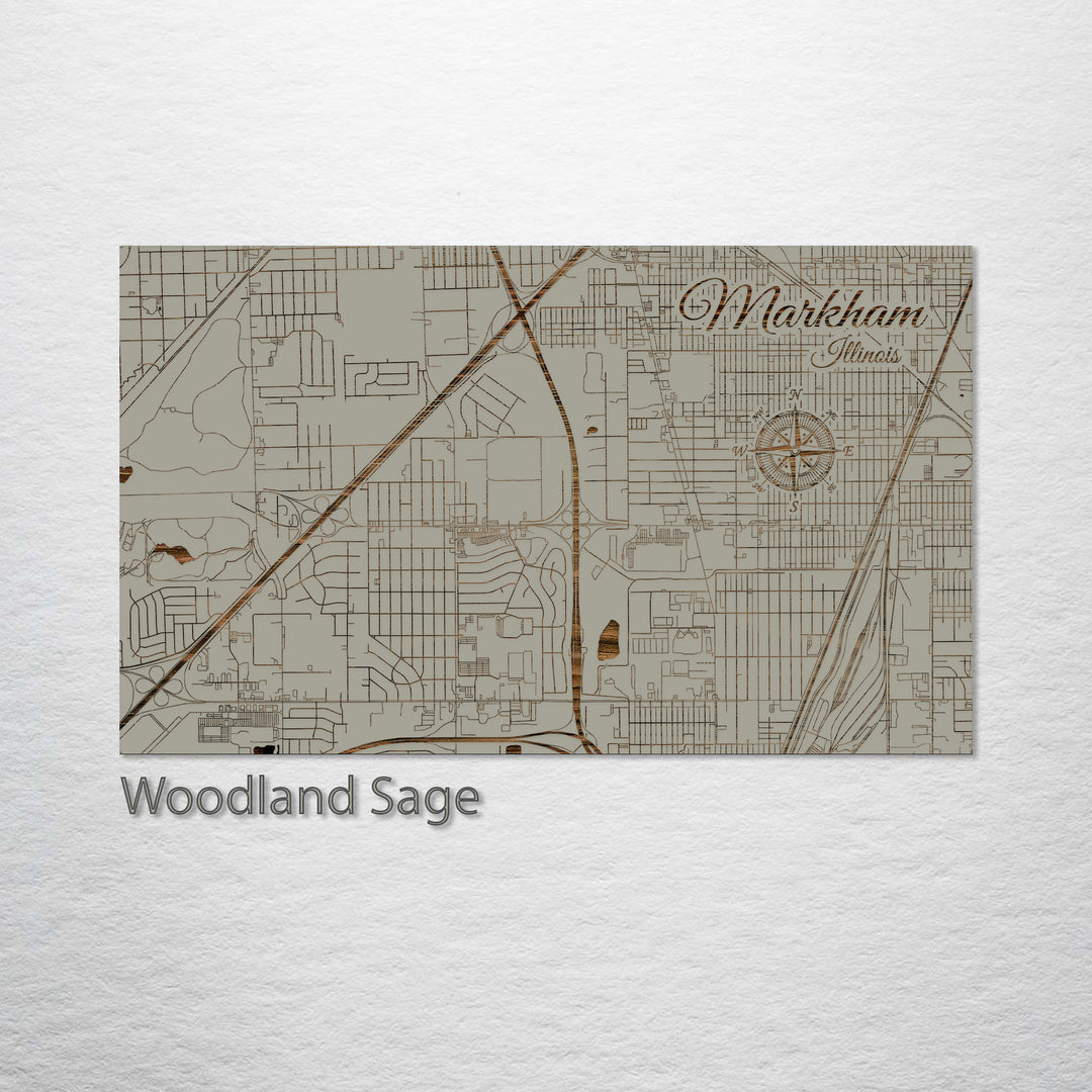 Markham, Illinois Street Map