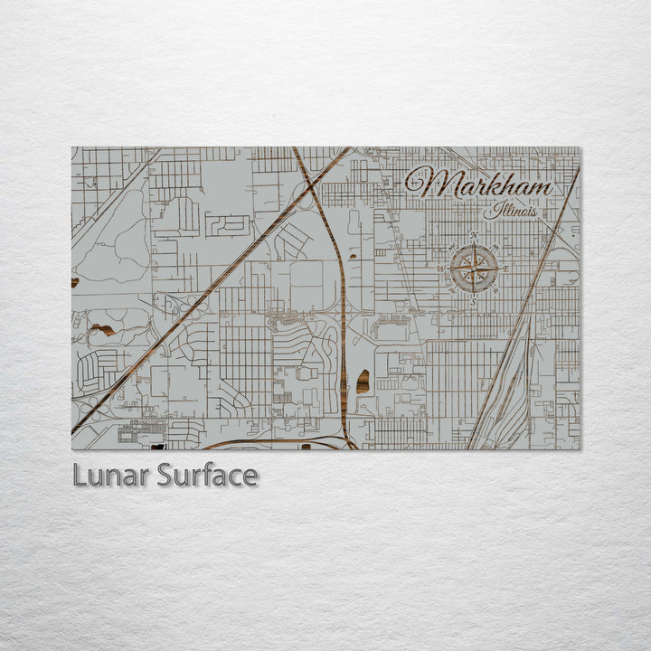 Markham, Illinois Street Map