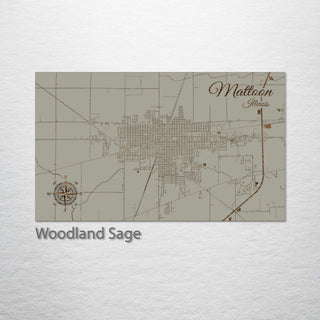 Mattoon, Illinois Street Map