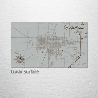 Mattoon, Illinois Street Map