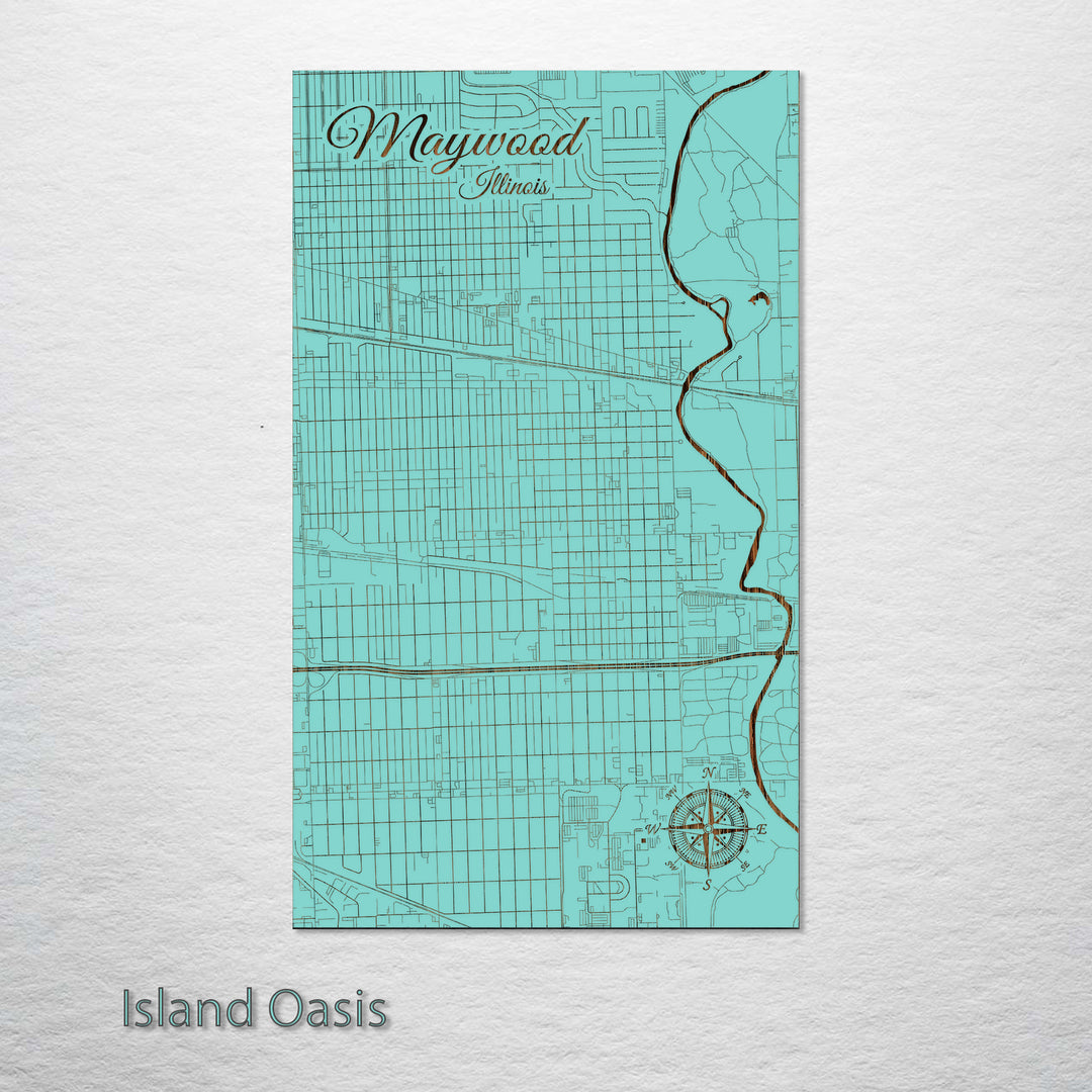 Maywood, Illinois Street Map