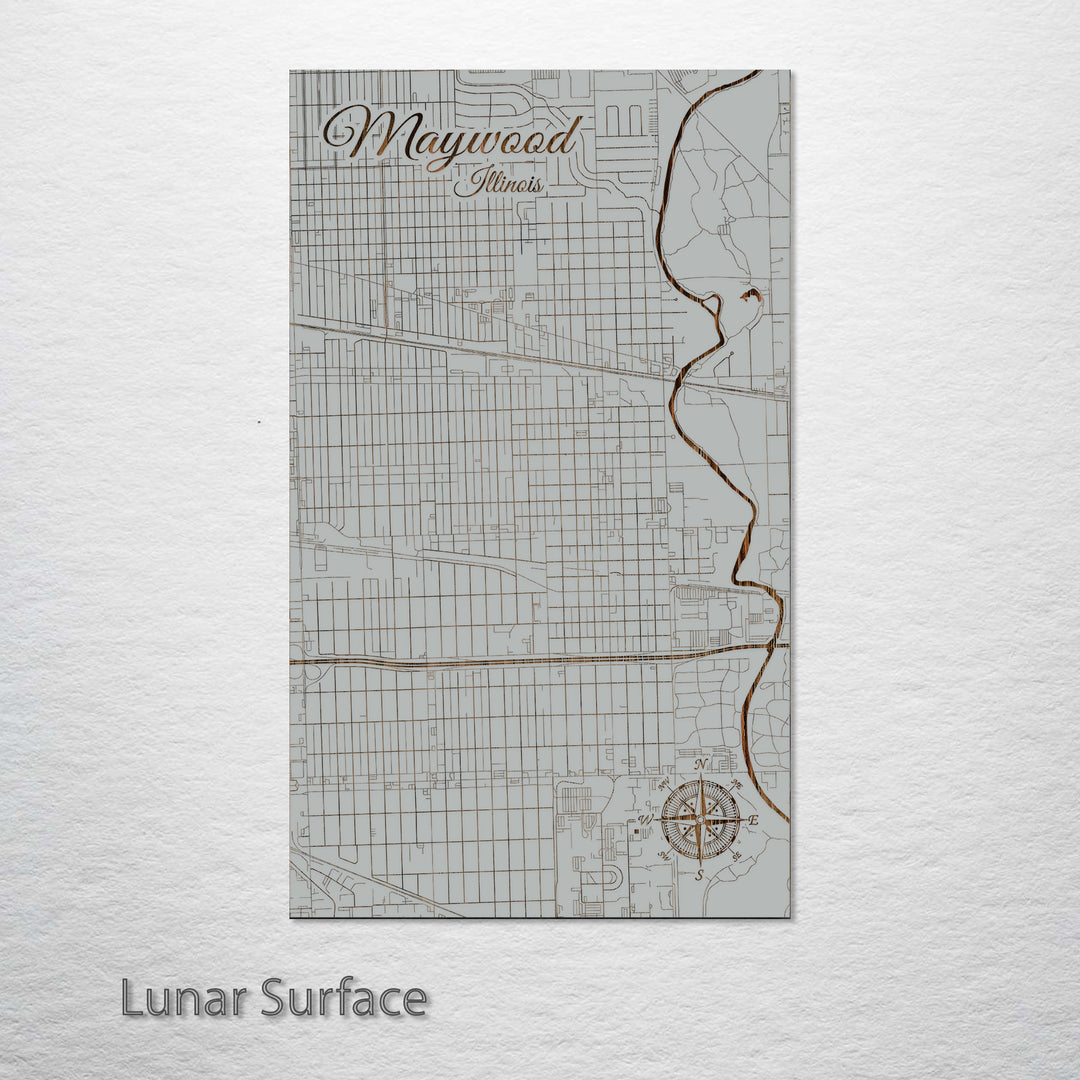 Maywood, Illinois Street Map