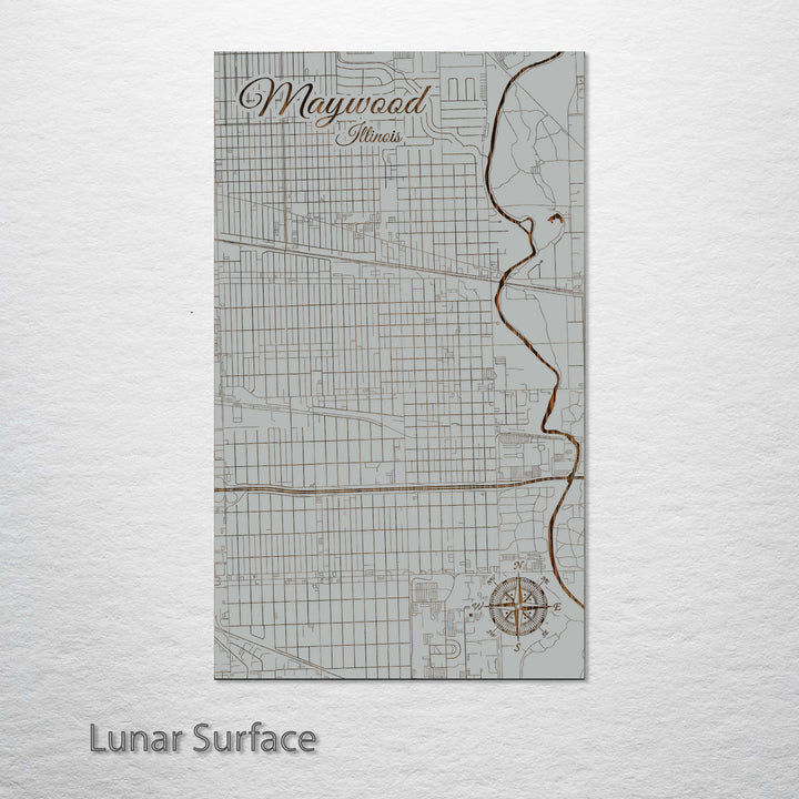 Maywood, Illinois Street Map