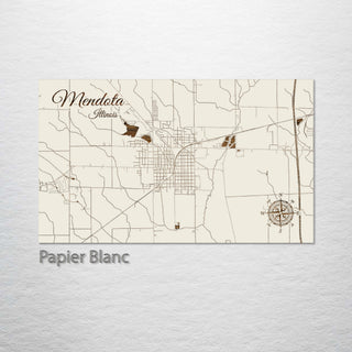 Mendota, Illinois Street Map