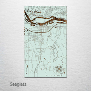 Milan, Illinois Street Map