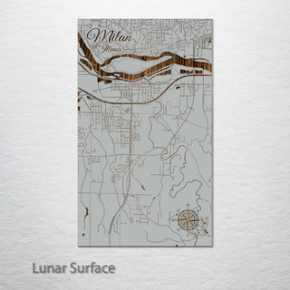 Milan, Illinois Street Map