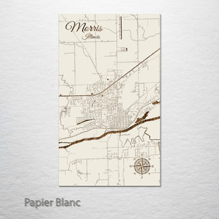 Morris, Illinois Street Map