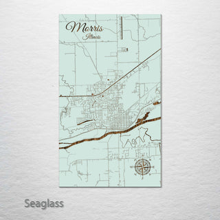 Morris, Illinois Street Map