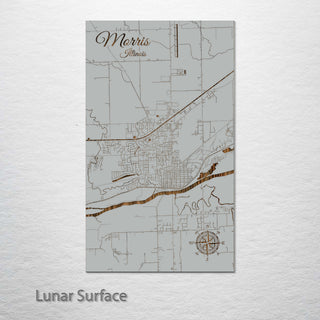 Morris, Illinois Street Map