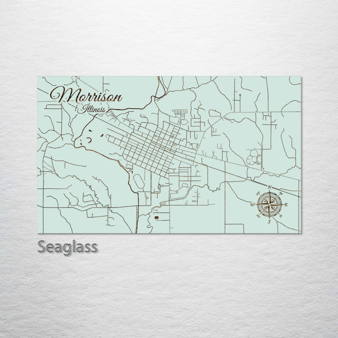 Morrison, Illinois Street Map