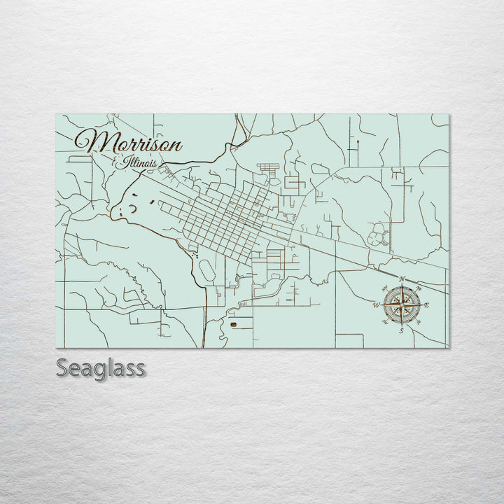 Morrison, Illinois Street Map