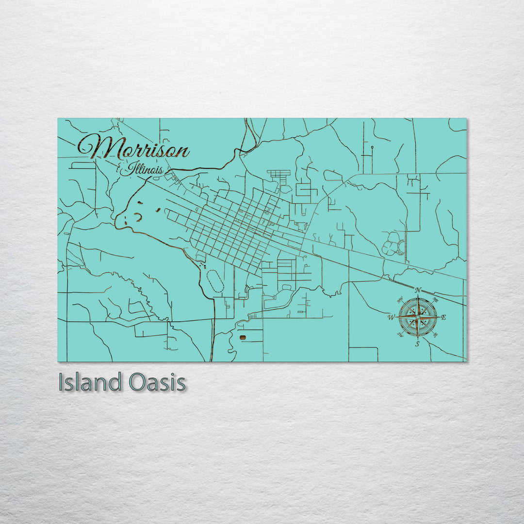 Morrison, Illinois Street Map