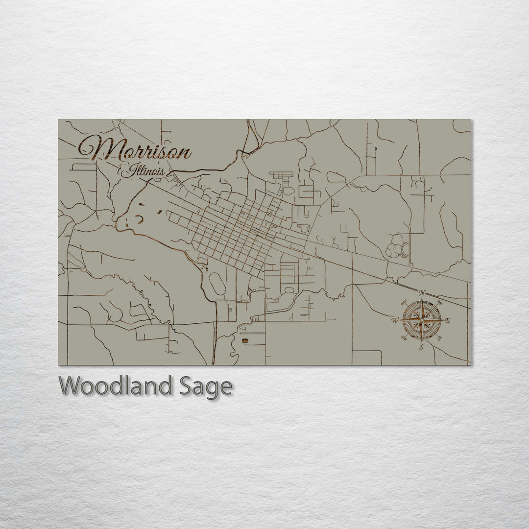 Morrison, Illinois Street Map