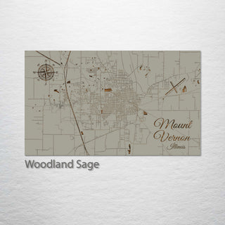 Mount Vernon, Illinois Street Map