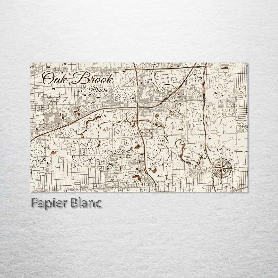 Oak Brook, Illinois Street Map