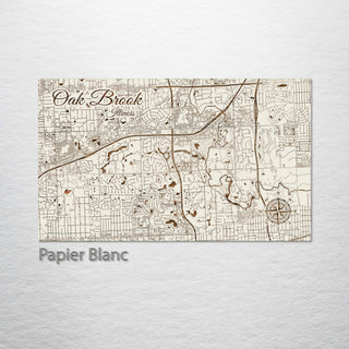 Oak Brook, Illinois Street Map