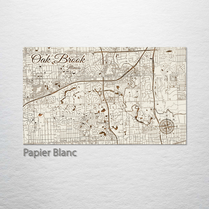 Oak Brook, Illinois Street Map