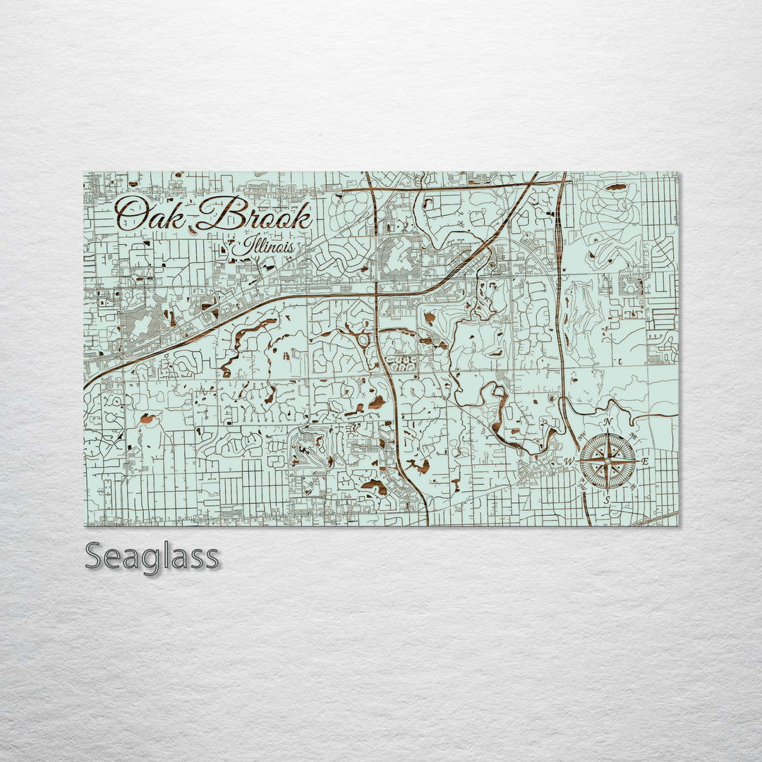 Oak Brook, Illinois Street Map