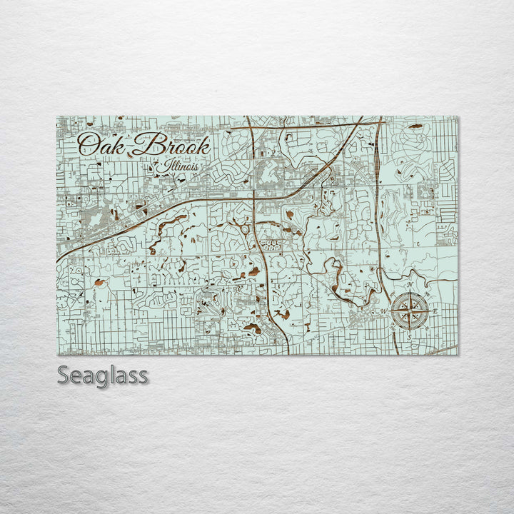 Oak Brook, Illinois Street Map