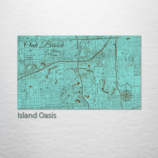 Oak Brook, Illinois Street Map